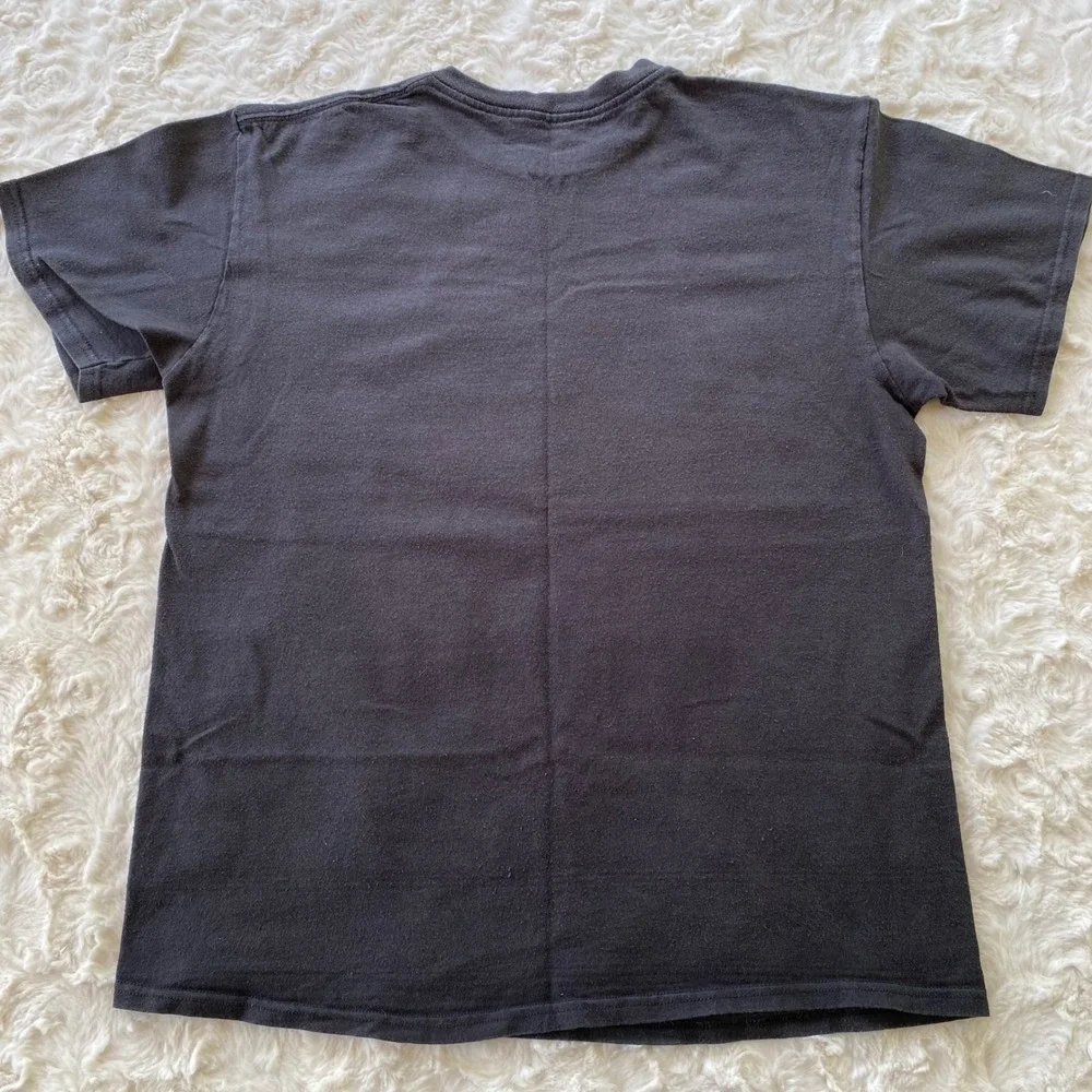 Vintage Space Jam Graphic T-Shirt Mens M Black Bugs Bunny Daffy Duck‎ 90s Retro